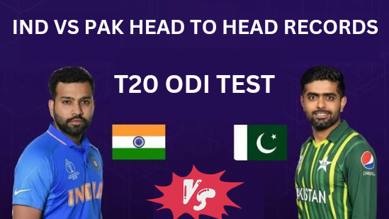 India vs Pakistan Head to Head